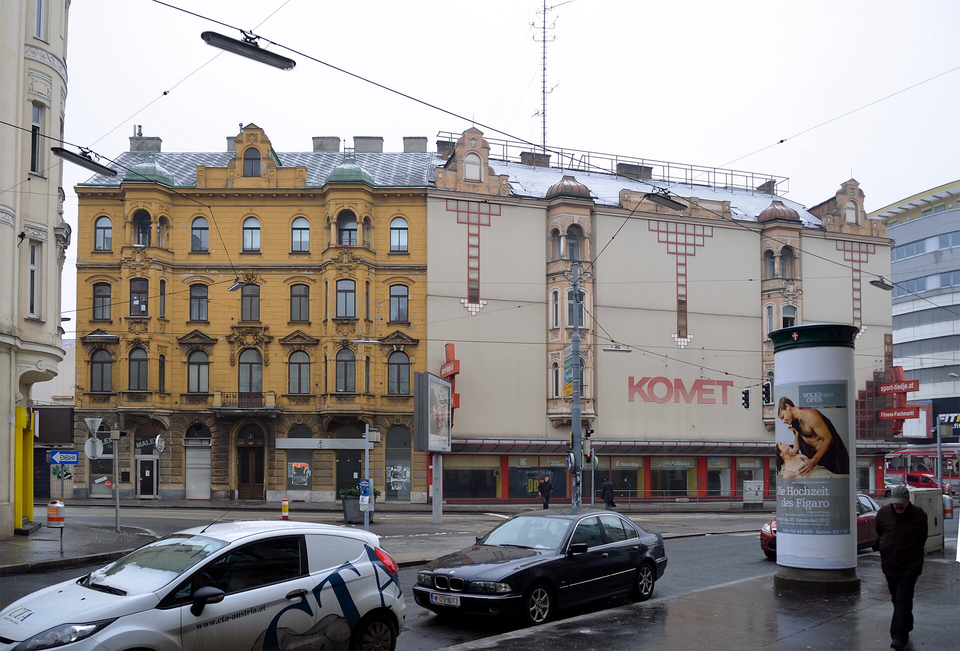 Wohnhäuser und Immobilien in einem Wiener Stadtviertel